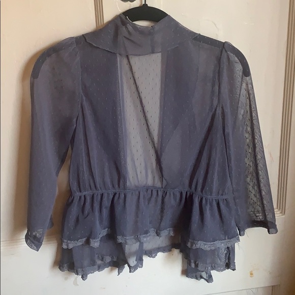 Kimchi Blue Tops - Kimchi blue gray cover up size S